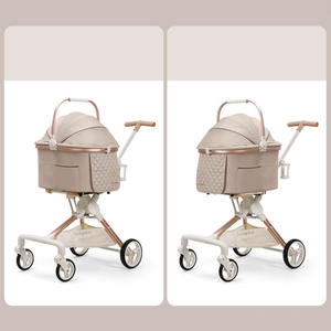 Chariots à haute vue pour animaux de compagnie Poussette de marche extérieure détachable moderne pour <span class=keywords><strong>chien</strong></span> à inversion horizontale et verticale - Product Image 6