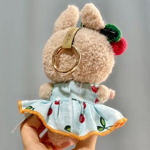 ชุดเดรสเชอร์รี่น่ารักสำหรับตุ๊กตาขนาด 17 ซม. 10 ซม. พร้อมชุดของเล่นตุ๊กตาเชอร์รี่ถักมือแบบนุ่ม - Product Image 2