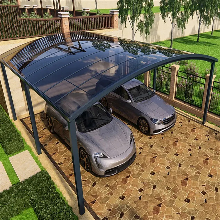 Auvent 100% Anti-Uv d'extérieur bricolage toit en Polycarbonate couverture imperméable à la pluie pour balcon auvent Pc