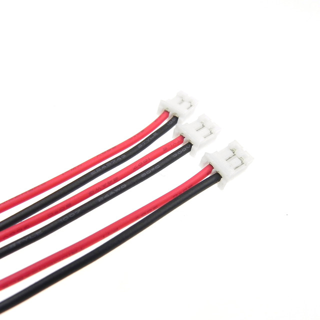 JST SH PH2.0 2P 3P 1.25mm 22AWG Cable Crimped 2pin Connector with Cable Mini Micro 2 Wire Cable Assembly PHR-2 PHR-3