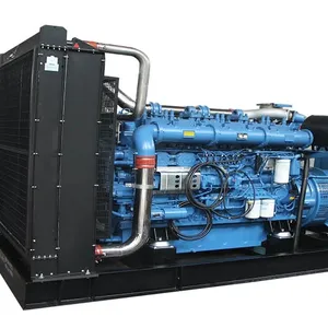 600kw 75kva hotel. Generator diesel set Motor tanpa sikat dapat disesuaikan Dinamo rpm rendah alternator dengan mesin Cumins