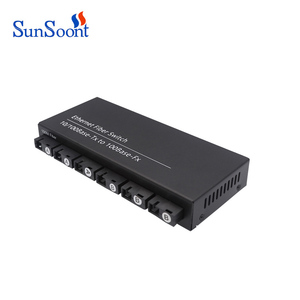 Sợi Quang Phương tiện truyền thông chuyển đổi 10/100M sợi quang chuyển đổi 6 cổng 2 SFP cổng - Product Image 3