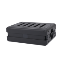 Boîtier de rack moulé peu profond en polypropylène PP-XR3U-30S 3U avec protection robuste, personnalisable OEM/ODM