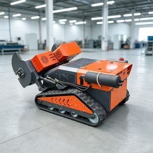 <span class=keywords><strong>Tondeuse</strong></span> robot télécommandée à lame dentelée en acier <span class=keywords><strong>pour</strong></span> l'entretien des pentes routières, certifiée Euro V EPA, haute et basse vitesse, avec levage à distance - Product Image 2