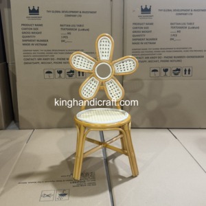 Silla Infantil de Ratán Hecha a Mano al por Mayor, Diseño de Alquiler de Sillas Tejidas Naturales para Niños, para Fiestas, Bodas y Eventos - Product Image 3