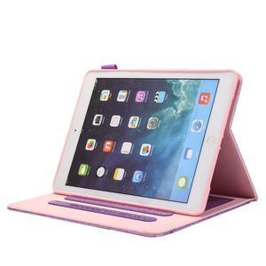 Custodia a portafoglio in pelle sintetica glitterata per <span class=keywords><strong>iPad</strong></span> da 10.2 pollici 2019 2020 <span class=keywords><strong>2021</strong></span> custodia universale - Product Image 5