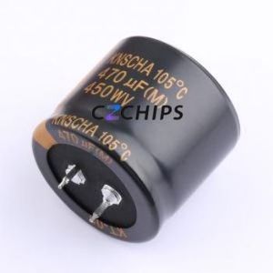 ตัวเก็บประจุอิเล็กโทรไลต์อะลูมิเนียมแบบสแนปอิน STKT2W471M3530 ชนิด Through Hole (THT) ขนาด D35xL30 มม. 470uF 20% 450V 10 มม. - Product Image 1