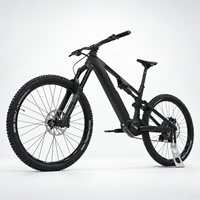VTT électrique CEF69 Carbon Enduro avec moteur Bafang M510 ou M560, débattement de 180 mm et batterie de 835 Wh pour configurations complètes personnalisées