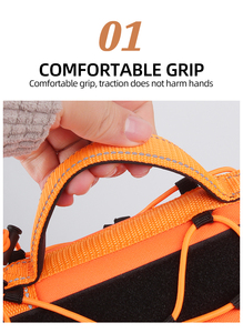 เสื้อกั๊กสัตว์เลี้ยงขนาดใหญ่แบบปรับได้สายจูงสุนัขแบบยุทธวิธีสายรัดสำหรับฝึกสุนัขสะท้อนแสง - Product Image 3