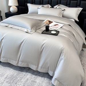 Cao Cấp 600TC Ai Cập Bông Duvet Cover Pillowcases Tùy Chỉnh Hơn Có Kích Thước Túi Sâu Được Trang Bị Tấm Cal/Siêu Vua Bộ Đồ Giường Đặt - Product Image 5