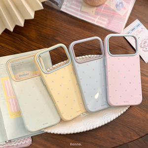 Nuova Cover per iPhone in Stile Coreano con Pois Colorati per Ragazze, Compatibile con iPhone 13 14 15 16 17 Pro Max - Product Image 1