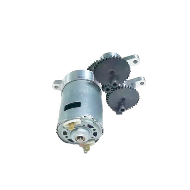 High Torque 30V 16000rpm DC Gear Motor XH-998G Olive Carton Brush Permanent Magnet Metal Construction 5mm Shaft for Fans & Boat