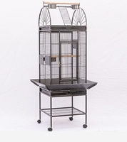 Bangke oiseau perroquet métal cage de voyage portable grand espace vente en gros de haute qualité carré maison élevage nid pour animaux de compagnie