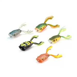 60mm 16g grande bouche tonnerre grenouille appât pêche leurre souple Spinner calmar tonnerre grenouille gabarit cuillère <span class=keywords><strong>Trolls</strong></span> appât souple mer pêche sur glace - Product Image 2