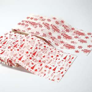 Papier d'emballage alimentaire en cire, résistant à la graisse et à l'huile, imprimé sur mesure, coloré, taille standard, pour sandwichs, hamburgers et autres aliments. - Product Image 5