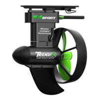 Moteur de kayak SUP sans balais Camolech 1500W, poussée de 21,5 kg, vitesse maximale de 14,5 km/h, télécommande sans fil et GPS