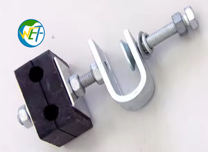 Accessoires aériens FTTH, câble à fibres optiques OPGW ADSS, coussin en caoutchouc, pince en alliage d'aluminium, pince de descente pour l'électricité - Product Image 5