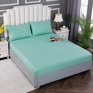 Set di fodera per materasso impermeabile e moderno con protezione per lenzuola in tinta unita stile piegato per Hotel domestico - Product Image 3