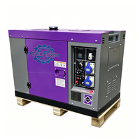 Venta al por mayor de fábrica: Generadores diésel portátiles silenciosos de 10KVA, 12KVA, 15KVA, con generación de energía estable, potencia nominal 220V/380V/400V, ¡Oferta caliente!