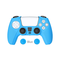 Casing silikon Anti selip TP5-0559 untuk Joystick PS5 2 pegangan jempol casing sampul kulit pelindung lunak untuk pengontrol PS5 DOBE