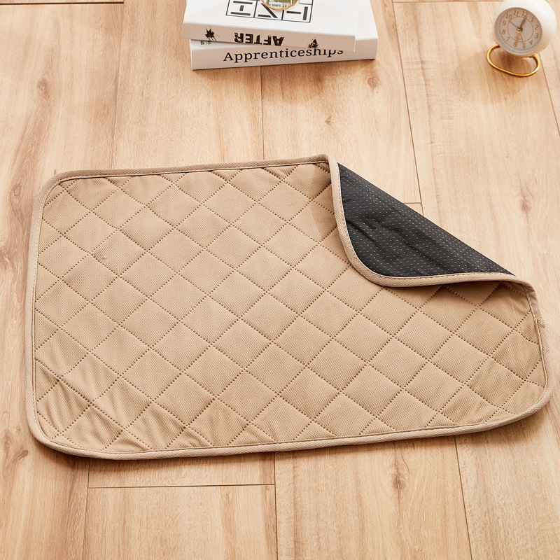 Coutures en forme de losange uni gris clair
