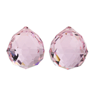 30mm rose K9 cristal lustre boule