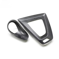 Cache-levier de vitesse en fibre de carbone sèche + garniture de pommeau de levier de vitesse pour BMW F80 M3 F82 F83 M4, garnitures intérieures, uniquement pour conduite à gauche (LHD)