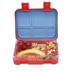 Grande boîte à lunch Bento en plastique portable à <span class=keywords><strong>5</strong></span> <span class=keywords><strong>compartiments</strong></span> pour enfants à usage domestique - Product Image 4