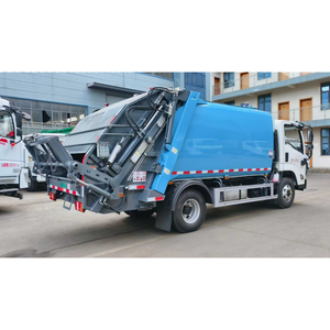 Camion de ramassage des déchets urbains JMC 4x2 7CBM, camion compacteur de déchets municipaux à vendre - Product Image 5