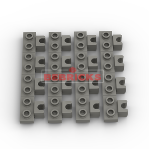 Bloques de Construcción BEBRICKS Serie 14704, Placa Modificada 1x2 con Conector de Remolque Pequeño, Bloques de Juguete MOC para Niños - Product Image 6