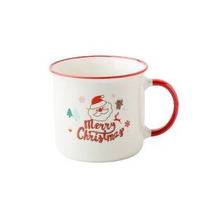 Taza de cerámica navideña con tapa y cuchara, resistente al calor, diseño de dibujos animados, para set de regalo - Product Image 5