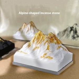 Ornements d'aromathérapie d'intérieur des <span class=keywords><strong>Alpes</strong></span> Rizhao Jinshan gypse huile essentielle sans feu pour un parfum durable en cire de soja - Product Image 2