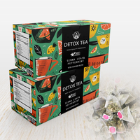 Thé Détox Personnalisé pour Nettoyage du Côlon et Amincissement du Ventre, Complément Herbal à Marque Privée