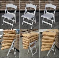 Table et chaises de camping avec trou de parapluie chaises de jardin en plastique pliantes en plein air portable pique-nique à manger blanc moderne