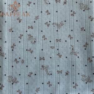 Vải dệt kim Poly Cotton cao cấp HAPPEAK in họa tiết hoa, chất liệu mềm mại, co giãn tốt, thích hợp cho bộ đồ ngủ và đồ mặc nhà. - Product Image 6