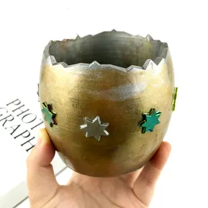 A7994 cement egg Pot Silicone Mold Cylinder flower Planter Vase Mold Pen Brush Holder Mold for Resin Concrete Plaster Polymer