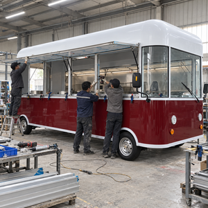 Camion de restauration électrique personnalisé avec de grands fenêtres de service, cuisine mobile en acier inoxydable, véhicule de restauration à vendre - Product Image 5