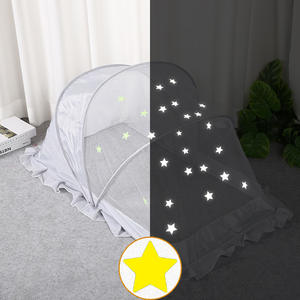 Zanzariera pieghevole luminosa per bambini, copertura pieghevole per zanzariera per neonati, lettino per bambini, yurt per neonati, transfrontaliero - Product Image 4