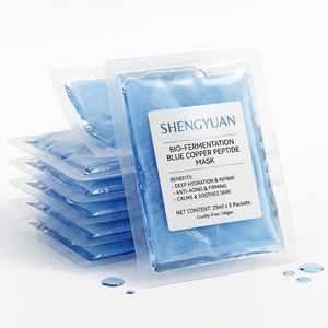 Mascarilla Facial Bio-Skincare Fermentada Minimalista con Péptidos de Cobre Azul, Formulada en Laboratorio, Reafirmante e Hidratante, Mascarilla Profesional de Belleza - Product Image 3