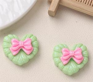 Dibujos animados para amor arco resina artesanía encantos para DIY crema pegamento horquilla teléfono caso zapato hebilla Accesorios - Product Image 5
