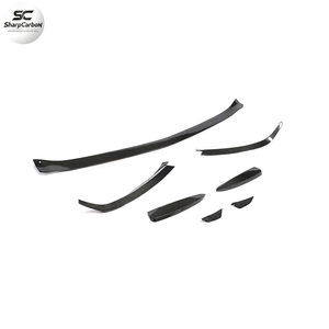 Juego de 7 Piezas de Alerón Delantero de Fibra de Carbono para <span class=keywords><strong>Mercedes</strong></span> <span class=keywords><strong>Benz</strong></span> Clase A W177 <span class=keywords><strong>C300</strong></span> <span class=keywords><strong>Sport</strong></span> <span class=keywords><strong>2019</strong></span> - Product Image 2