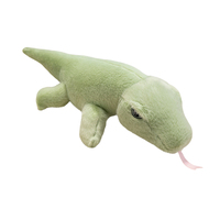 Peluche personnalisée Dragon de Komodo moelleuse avec détails brodés, toucher super doux, anti-stress, idéale pour les cadeaux et les fêtes
