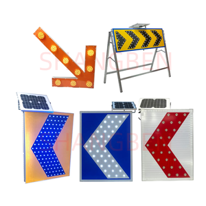 Châu Âu LED chiếu sáng giới hạn tốc độ cảnh báo hệ thống công nhận an toàn đường bộ năng lượng mặt trời dẫn dấu hiệu giao thông - Product Image 3