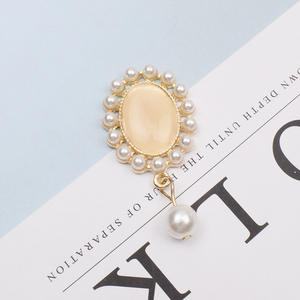 Manying oeil de chat perle pendentif alliage bijoux accessoires chaussures et vêtements pâte cheveux matériaux en gros - Product Image 4