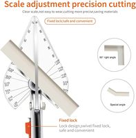 Cisaille à onglet multi-angle DIY à poignée en acier et bord lisse, lame SK5, pour découpe de PVC, faible MOQ, outil de coupe angulaire pour moulures et garnitures, personnalisable