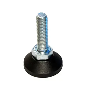 Base Diameter 30mm Furniture Leg M8x50mm M10x90mm Nylon Leveling Adjustable Fixed Feet