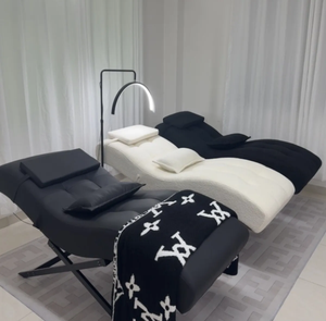 Adjustable S-shaped Eyelash <b>Extension</b> Bed Luxurious Beauty <b>Nail</b> Bed High-end Spa Bed for Facial Treatment Commercial Salon - Product Image 6
