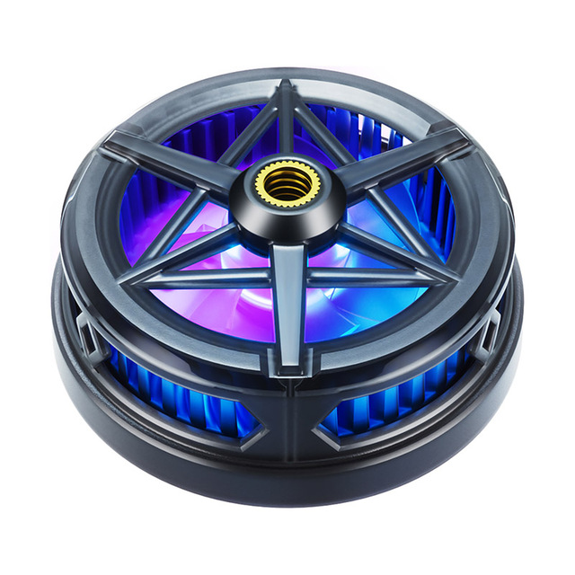 S6X Cell Phone Cooler Magnetic Phone Radiator Portable RGB Lighting Phone Semiconductor Radiator With Back Clip