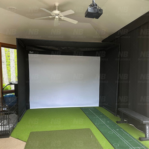 Hot Selling <b>Golf</b> Enclosure for Indoor Hitting Training Easy Setup Tent With HD Screen Inflatable <b>Golf</b> Hot Selling <b>Golf</b> - Product Image 2