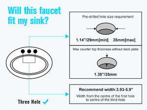 Coperta montata a doppia maniglia estraibile bagno rubinetto del bacino 3 fori bagno rubinetto con doccia - Product Image 4